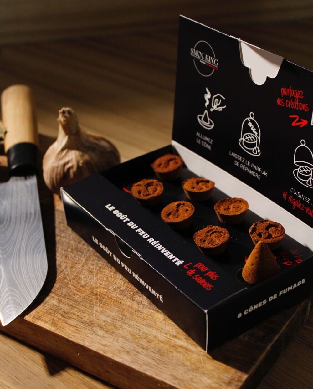 Cônes de fumage à froid – Boîte de 8 – Image 3